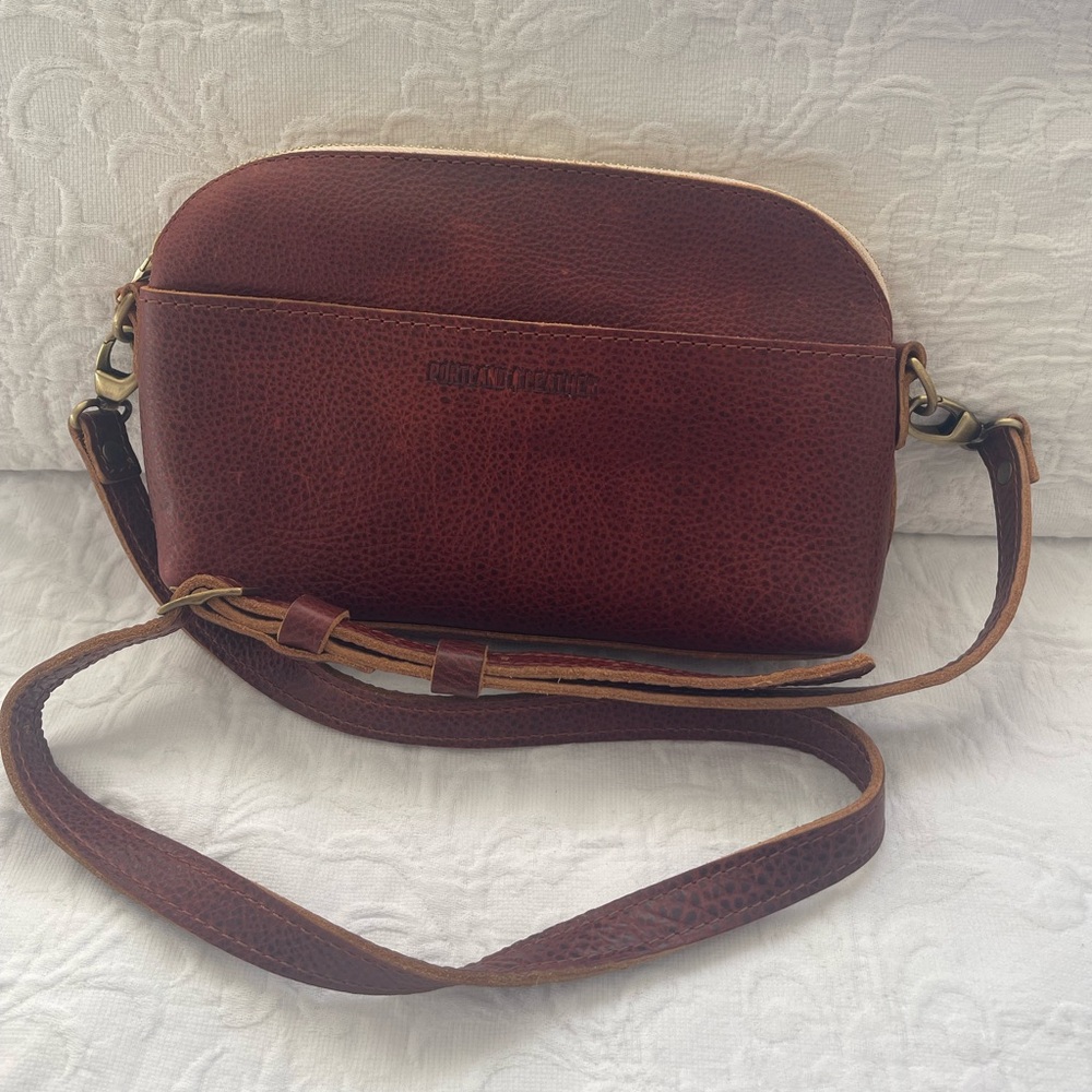 Portland Leather Goods Cinnabear Crossbody Bag